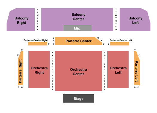 Nashua Center for the Arts Company Seating Chart